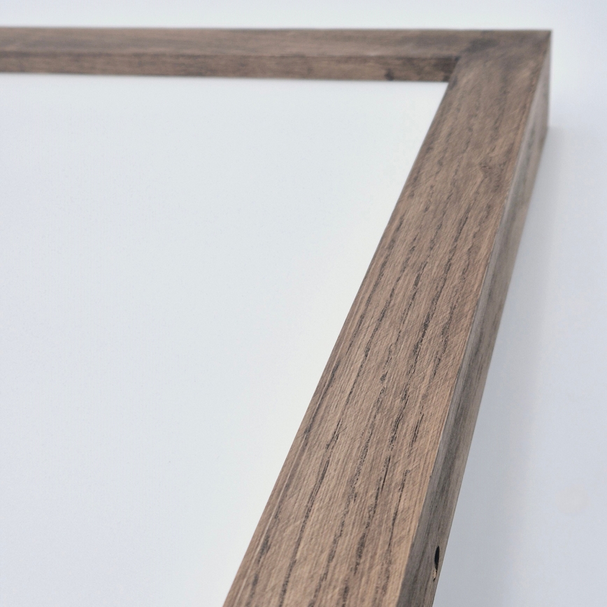 Brilagi - Plafonieră LED pentru baie WOODY FRAME, 40W, 230V, 60x60 cm, IP44, finisaj stejar-nuc