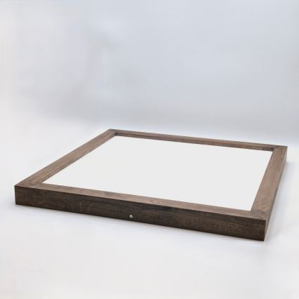 Brilagi - Plafonieră LED pentru baie WOODY FRAME LED/50W/230V 60x60 cm IP44 stejar/nuc