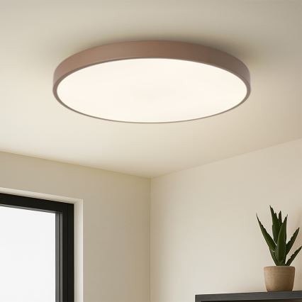 Brilagi - Lampă LED dimabilă POOL SMART, 100W, 230V, diametru 80 cm, 3000-6000K, Wi-Fi Tuya + telecomandă, maro