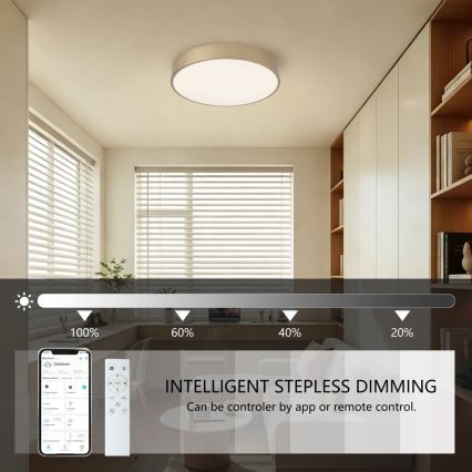 BRILAGI - Plafonieră LED reglabilă POOL SMART LED/48W/230V 3000-6000K Ø 40 cm Wi-Fi Tuya aurie + telecomandă