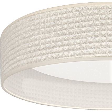 Brilagi - Plafonieră LED dimabilă VELVET SMARTIX STARS LED/24W/230V 3000-6000K Ø 45 cm crem Wi-Fi Tuya Beacon + telecomandă