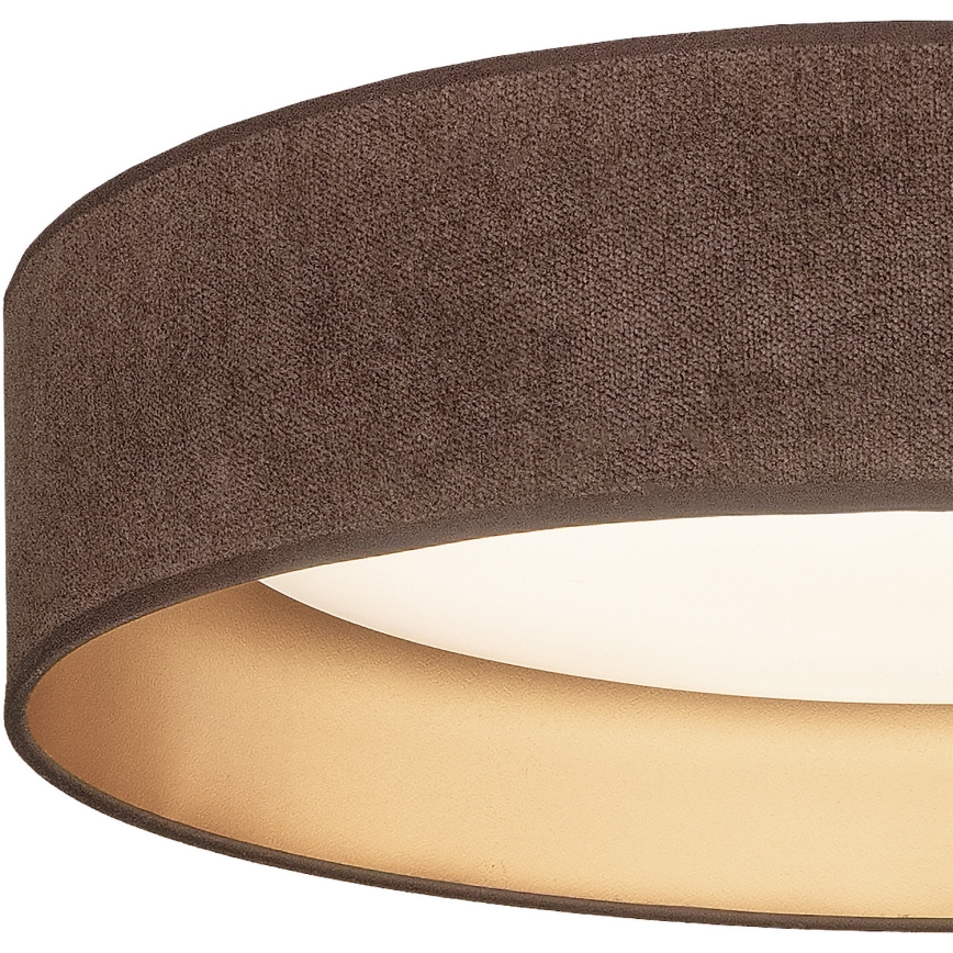Brilagi - Lampă de tavan LED dimabilă VELVET SMART VARI LED/36W/230V 3000-6500K Ø 55 cm maro/auriu + telecomandă