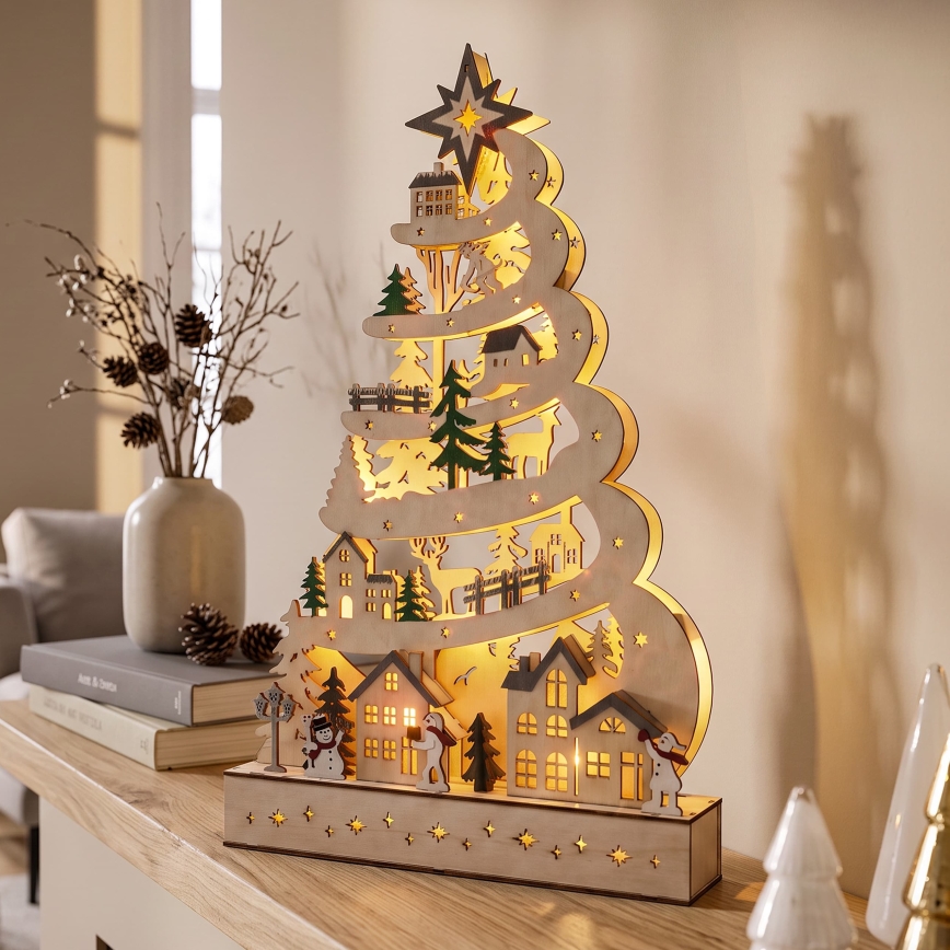 BRILAGI - LED Decorațiune de Crăciun LED/2xAA brad