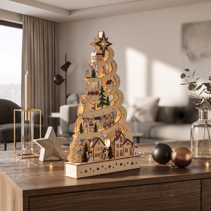 BRILAGI - LED Decorațiune de Crăciun LED/2xAA brad
