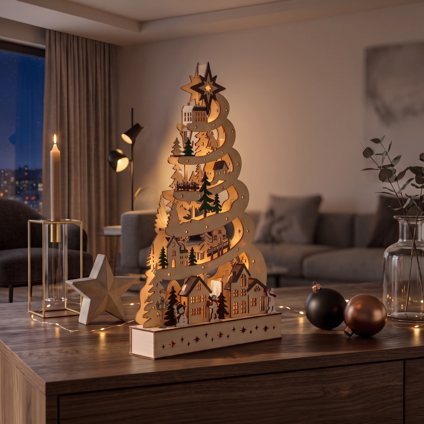 BRILAGI - LED Decorațiune de Crăciun LED/2xAA brad