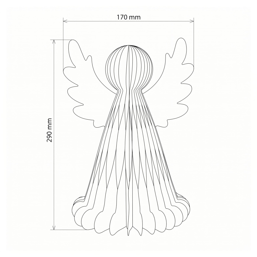BRILAGI - LED Decorațiune de Crăciun LED/2xAA Înger
