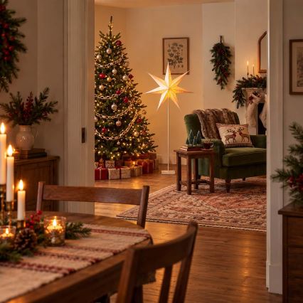 BRILAGI - LED decorațiune de Crăciun LED/3xAA 60 cm stea