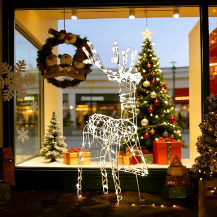 BRILAGI - Decorațiune de Crăciun LED pentru exterior LED/3,6W/8 funcții 150 cm IP44 ren alb cald