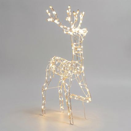 BRILAGI - Decorațiune de Crăciun LED pentru exterior LED/3,6W/8 funcții 150 cm IP44 ren alb cald