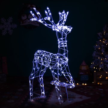 BRILAGI - LED Decorațiune de Crăciun pentru exterior LED/3,6W/8 funcții 150 cm IP44 ren alb rece