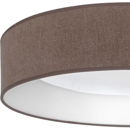 Brilagi - Plafonieră LED dimabilă VELVET SMART VARI LED/36W/230V 3000-6500K Ø 55 cm maro + telecomandă