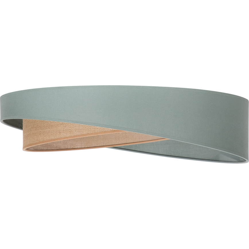 BRILAGI - Plafonieră LED dimabilă VELVET TWIST LED/36W/230V 3000-6000K Ø 65 cm Wi-Fi Tuya Beacon verde/bej + telecomandă