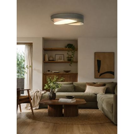 BRILAGI - Plafonieră LED reglabilă VELVET TWIST LED/36W/230V 3000-6000K Ø 65 cm Wi-Fi Tuya Beacon verde/alb + telecomandă
