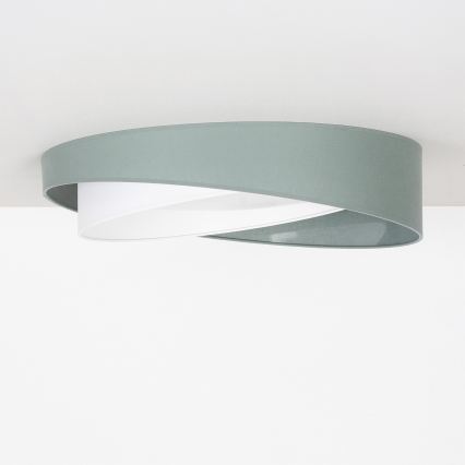 BRILAGI - Plafonieră LED reglabilă VELVET TWIST LED/36W/230V 3000-6000K Ø 65 cm Wi-Fi Tuya Beacon verde/alb + telecomandă