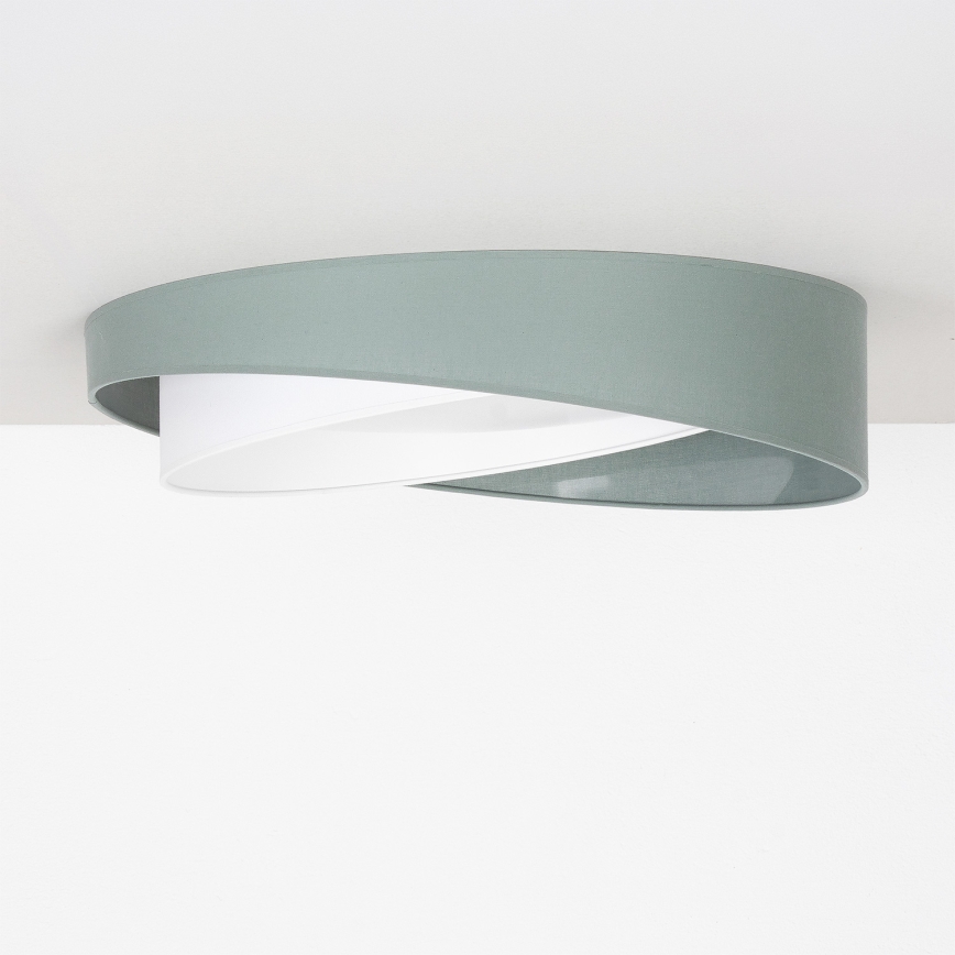 BRILAGI - Plafonieră LED reglabilă VELVET TWIST LED/36W/230V 3000-6000K Ø 65 cm Wi-Fi Tuya Beacon verde/alb + telecomandă