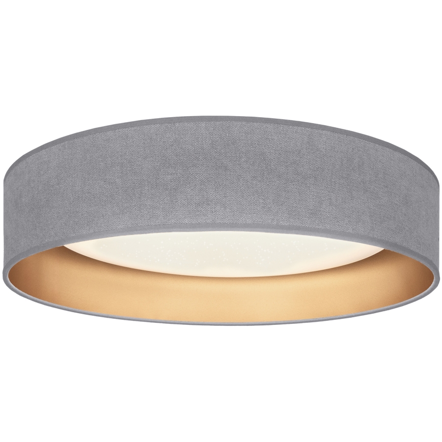 Brilagi - Plafonieră LED dimabilă VELVET SMARTIX STARS LED/36W/230V 3000-6000K Ø 55 cm gri/auriu Wi‑Fi Tuya Beacon + telecomandă