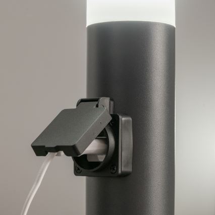 BRILAGI - Lampă LED reglabilă de exterior cu priză ELIA 1xE27/6W/230V 2700-6500K IP44 Wi-Fi 50 cm antracit