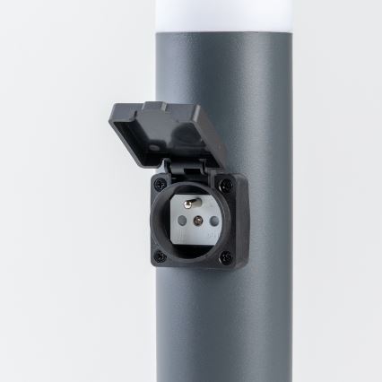 BRILAGI - Lampă LED reglabilă de exterior cu priză ELIA 1xE27/6W/230V 2700-6500K IP44 Wi-Fi 50 cm antracit