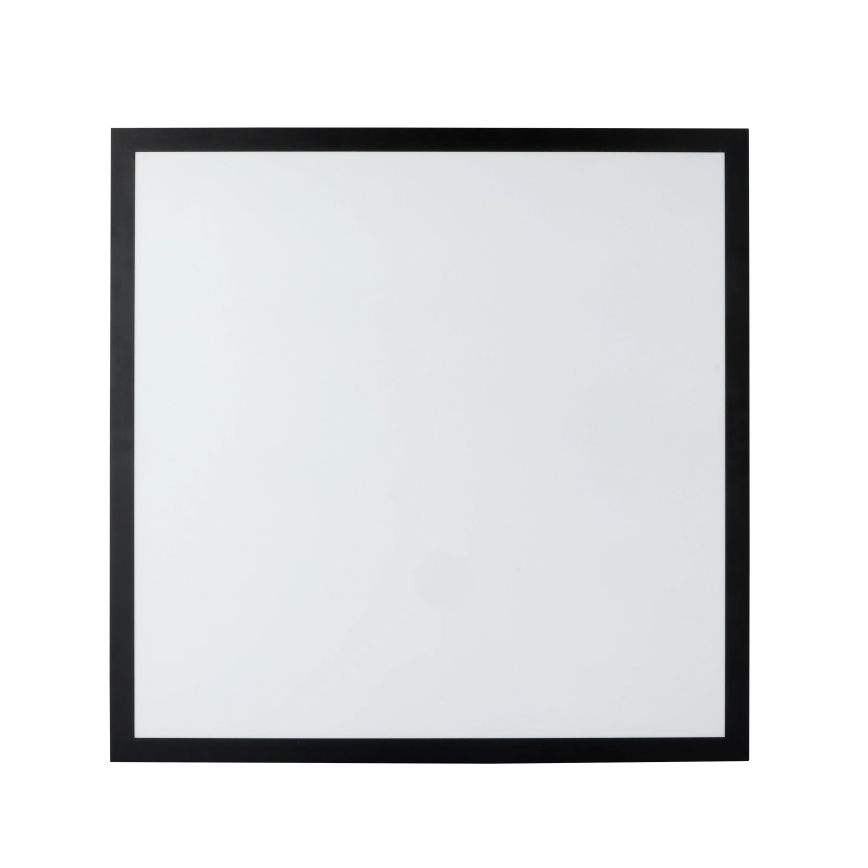 Brilagi - Plafonieră LED dimabilă pentru baie FRAME SMART LED/50W/230V 60x60 cm 3000-6000K IP44 neagră + telecomandă