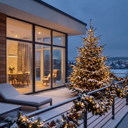 BRILAGI - LED Ghirlandă de Crăciun pentru exterior 800 LED, 21 m, IP44, alb cald