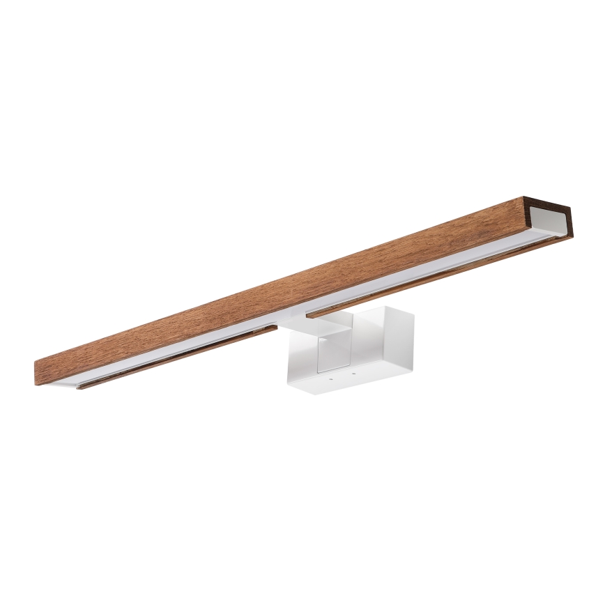 Brilagi - Iluminare LED pentru oglindă de baie 3 în 1 WOODY MIRROR LED/12W/230V 60 cm IP44 alb/stejar cireș