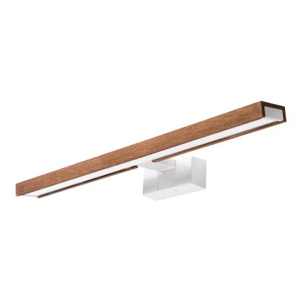 Brilagi - Iluminare LED pentru oglindă de baie 3 în 1 WOODY MIRROR LED/12W/230V 60 cm IP44 alb/stejar cireș
