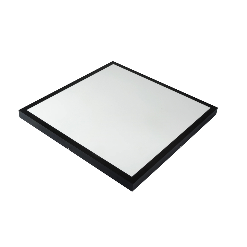 Brilagi - Plafonieră LED dimerizabilă pentru baie FRAME SMART LED/50W/230V 60x60 cm 3000-6000K IP44 negru + telecomandă