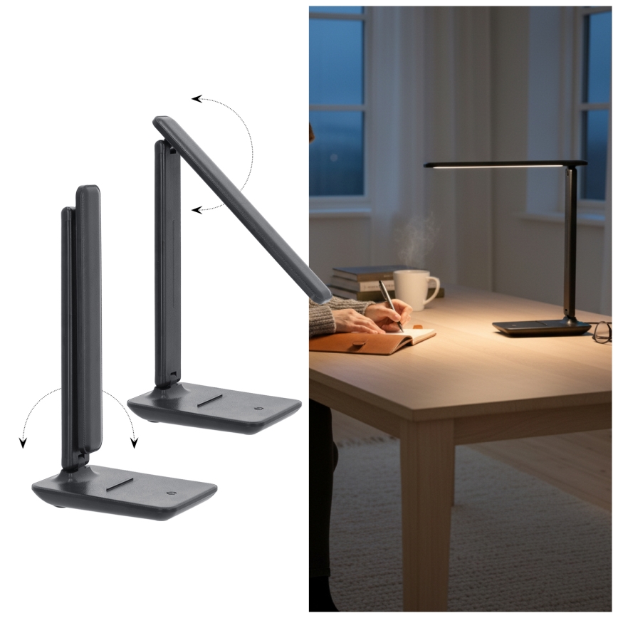 Brilagi -LED Lampă de birou LED dimabilă MODO LED/7W/230V 3000/4000/6500K antracit