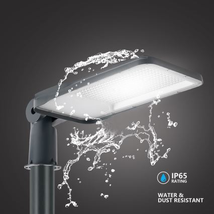 Brilagi - Lampă stradală LED de exterior cu stâlp de 4 m și articulație URBANLIGHT LED/200W/230V, antracit, IP65