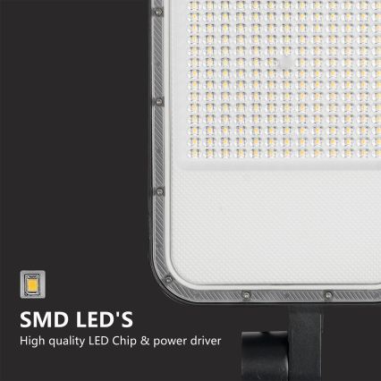 Brilagi - Lampă stradală LED pentru exterior cu stâlp de 3 m și braț articulat, URBANLIGHT LED/200W/230V, neagră, IP65