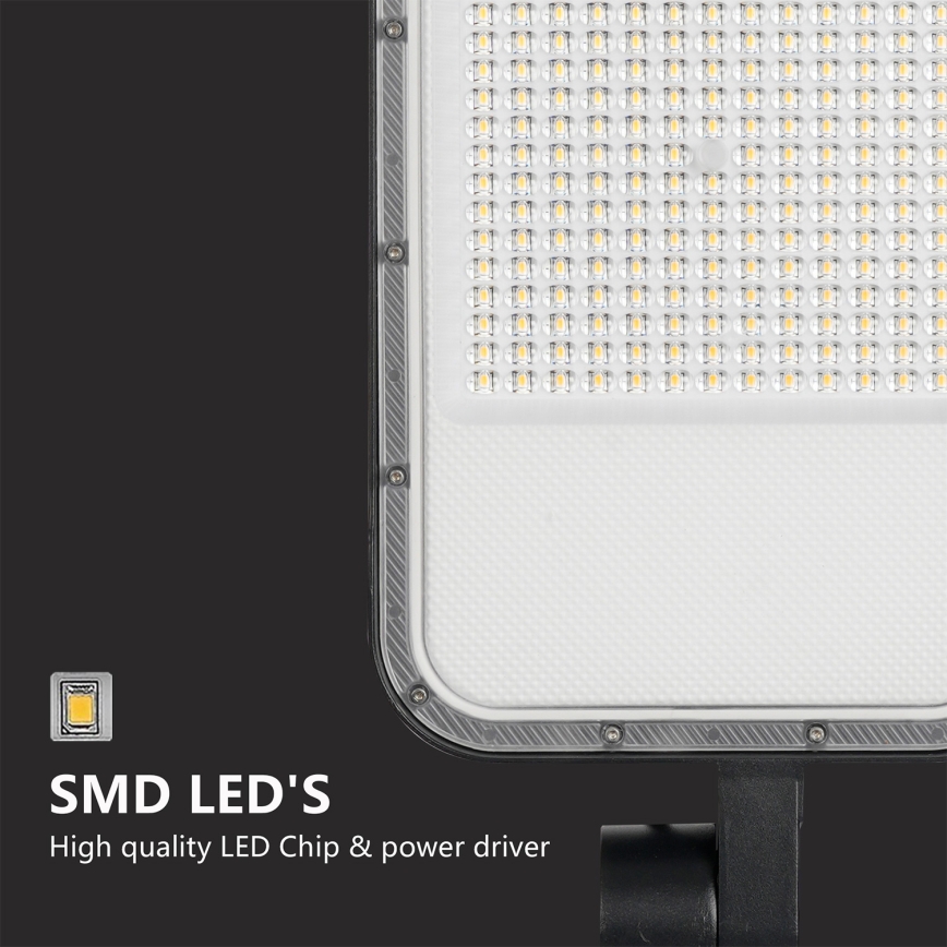 Brilagi - Lampă stradală LED pentru exterior cu stâlp de 3 m și braț articulat, URBANLIGHT LED/200W/230V, neagră, IP65