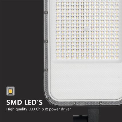Brilagi - Lampă stradală LED de exterior URBANLIGHT, cu stâlp de 5 m și articulație, LED/200W/230V, negru, IP65
