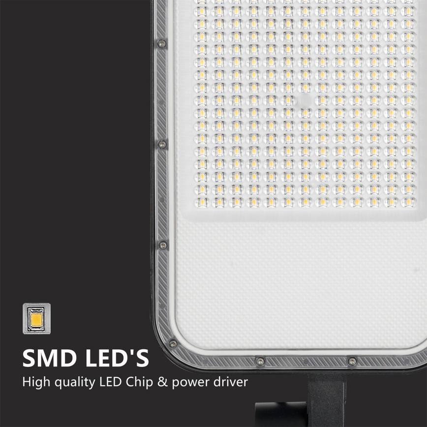 Brilagi - Lampă stradală LED de exterior URBANLIGHT, cu stâlp de 5 m și articulație, LED/200W/230V, negru, IP65