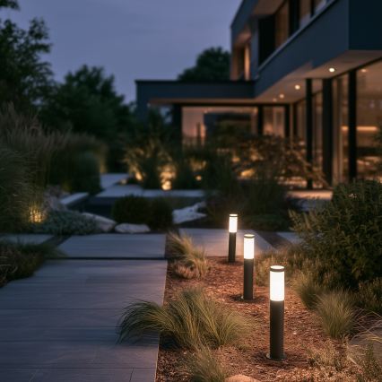 BRILAGI - Lampă LED dimmabilă de exterior ELIA 1xE27/6W/230V 2700-6500K IP44 Wi-Fi 50 cm antracit