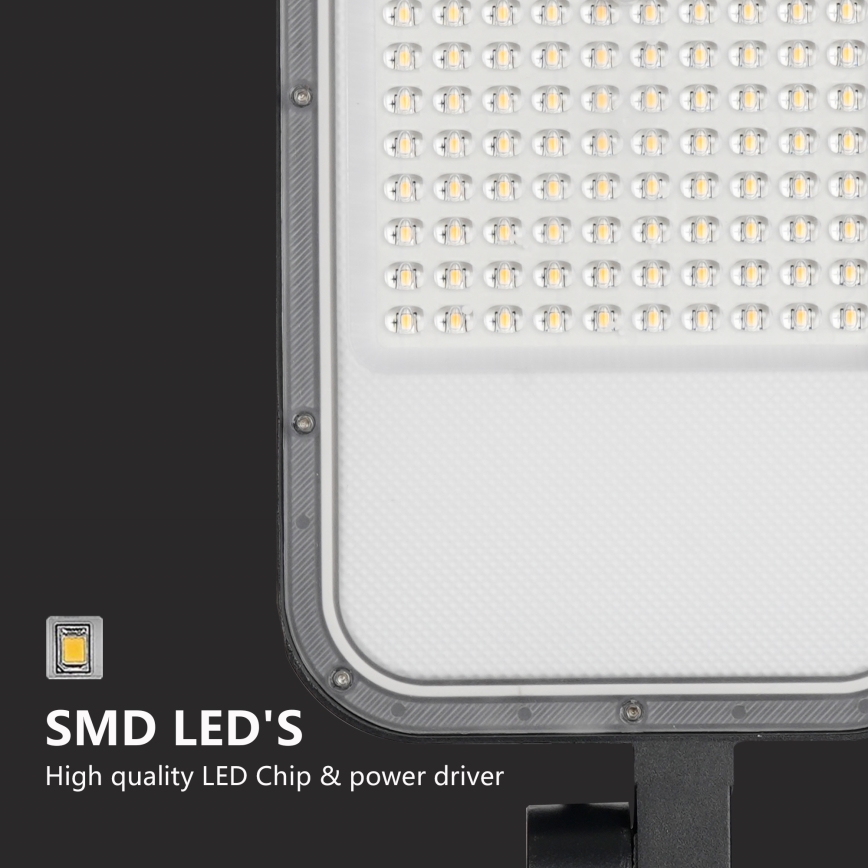 Brilagi - Lampă stradală LED pentru exterior cu stâlp de 4 m și braț articulat, URBANLIGHT LED/100W/230V, negru, IP65