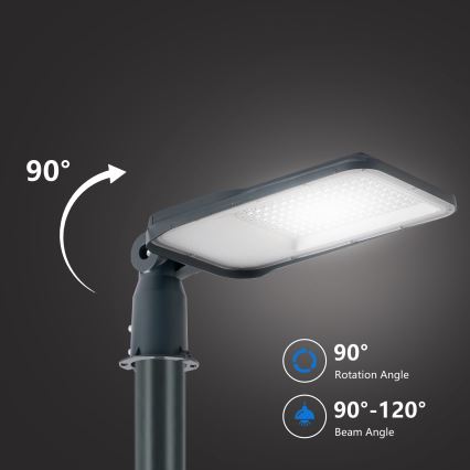 Brilagi - Lampă stradală LED de exterior cu stâlp și articulație de 4 m URBANLIGHT LED/100W/230V antracit IP65
