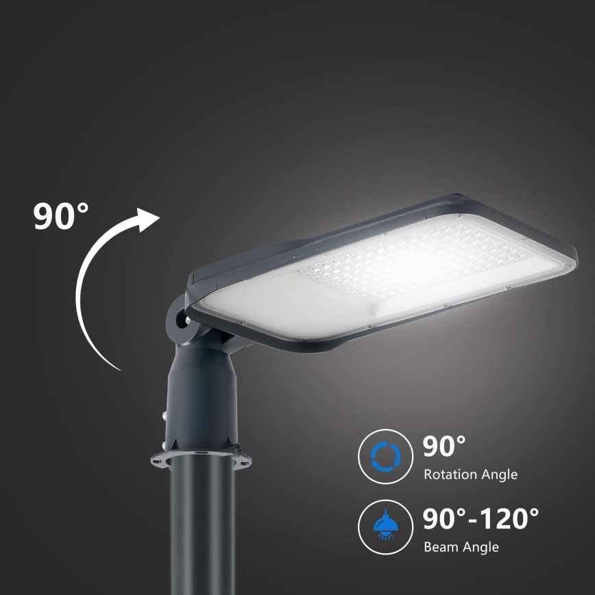 Brilagi - Lampă stradală LED de exterior cu stâlp și articulație de 4 m URBANLIGHT LED/100W/230V antracit IP65
