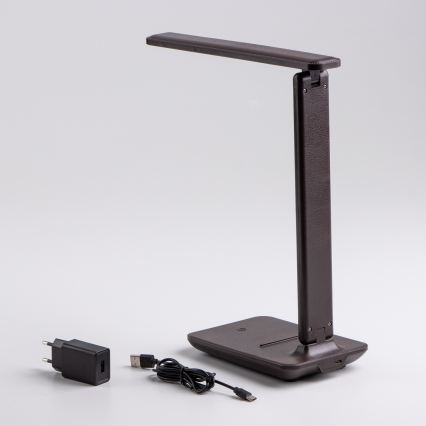 Brilagi - Lampă de birou LED cu intensitate reglabilă MODO LED/7W/230V 3000/4000/6500K maro