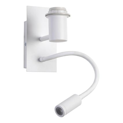 Brilagi - Aplica LED de perete flexibilă NUBILA 1xE27/25W/230V + LED/3W alb/galben