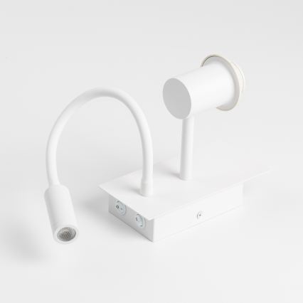 Brilagi - Aplica LED de perete flexibilă NUBILA 1xE27/25W/230V + LED/3W alb/galben