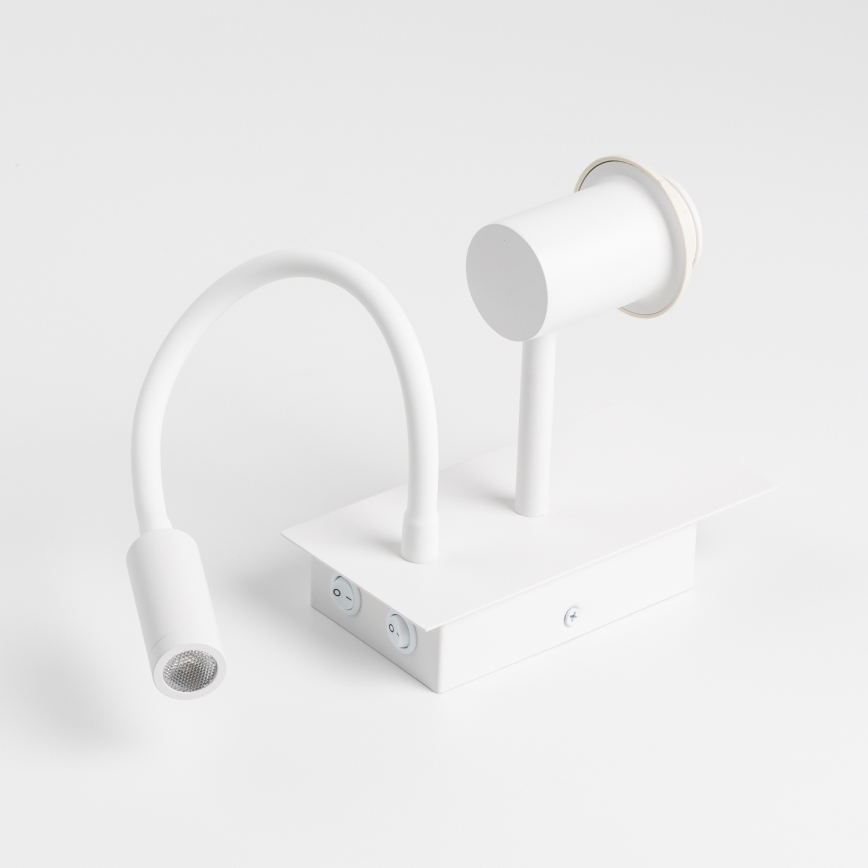 Brilagi - Aplica LED de perete flexibilă NUBILA 1xE27/25W/230V + LED/3W alb/galben