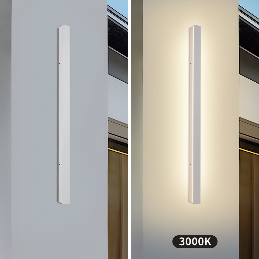 Brilagi - Aplică LED de exterior LINEAR, 22W, 230V, 3000K, IP65, 100 cm, albă, CRI 90