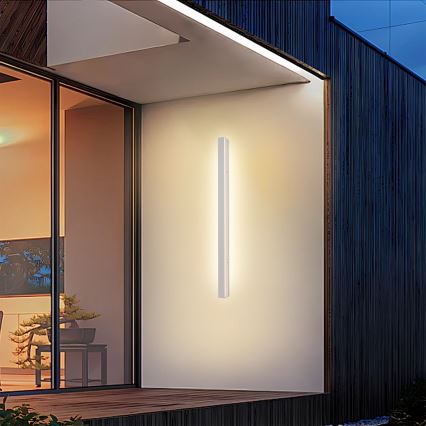 Brilagi - Aplică LED de exterior LINEAR, 22W, 230V, 3000K, IP65, 100 cm, albă, CRI 90