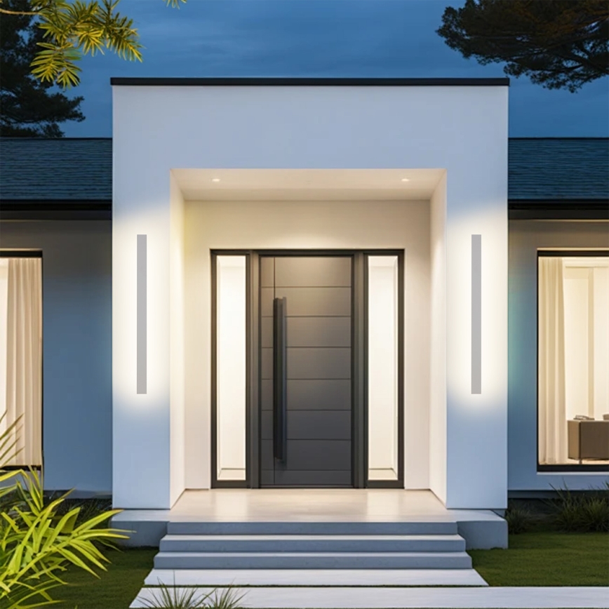 Brilagi - Aplică LED de exterior LINEAR, 22W, 230V, 3000K, IP65, 100 cm, albă, CRI 90