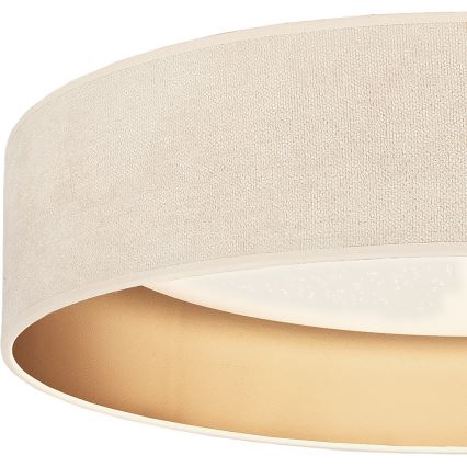 Brilagi - Plafonieră LED dimabilă VELVET SMARTIX STARS LED/36W/230V 3000-6000K Ø 55 cm crem/auriu Wi-Fi Tuya Beacon + telecomandă