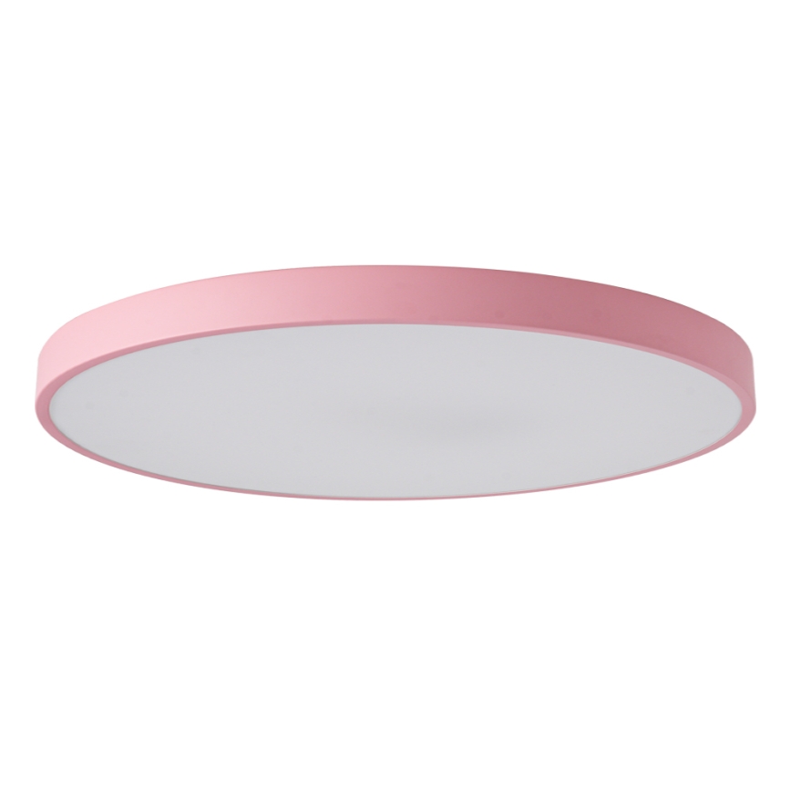 Brilagi - Corp de iluminat LED dimabil POOL SMART, 128W, 230V, Ø 100 cm, Wi‑Fi Tuya + telecomandă, roz