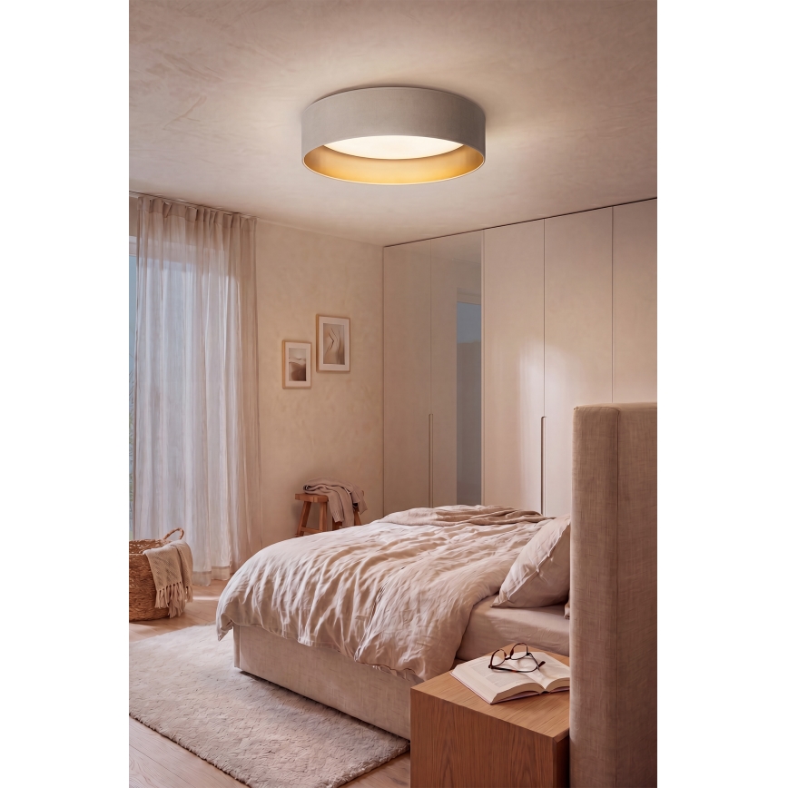 Brilagi - Plafonier LED dimabil VELVET SMART VARI LED/24W/230V 3000-6500K Ø 45 cm crem/auriu + telecomandă