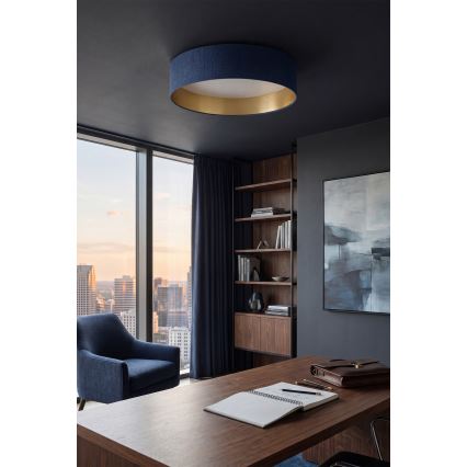 Brilagi - plafonieră LED dimabilă VELVET SMART VARI LED/24W/230V 3000-6500K Ø 45 cm albastru/auriu + telecomandă