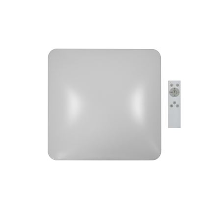 Brilagi - Plafonieră LED dimabilă VELVET SQUARE SMART LED/36W/230V 60x60 cm 2700-6500K Wi-Fi Tuya + telecomandă, albastru închis