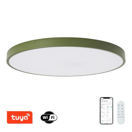 Brilagi - Corp de iluminat LED reglabil POOL SMART/128W/230V Ø 100 cm 3000-6000K Wi-Fi Tuya + telecomandă verde